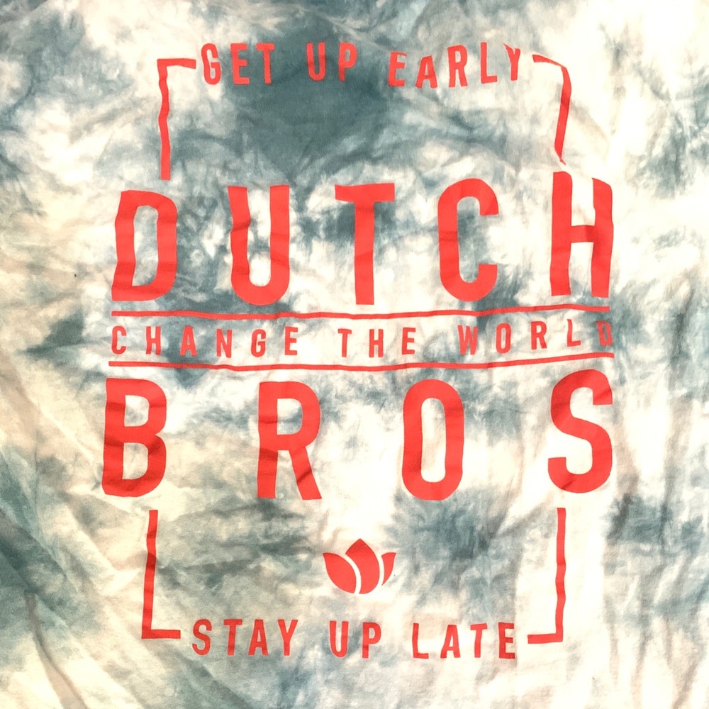 DUTCH BROS BLUE TIE DYE TEE